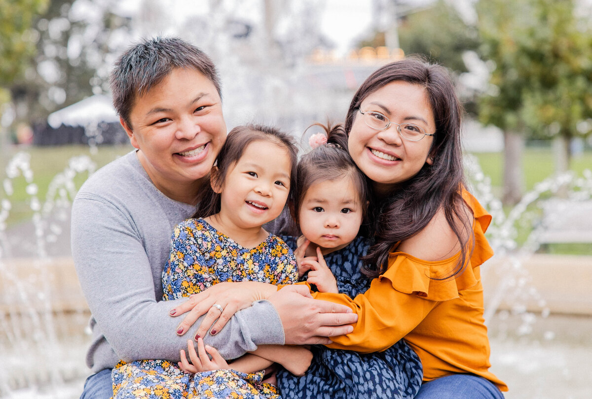 SF Bay Area Family Session Music Concourse Golden Gate Park San Francisco,CA