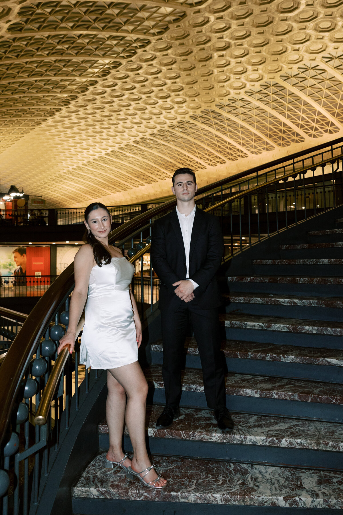 Alexa  Kyle DC Union Station Engagement Session_DC Wedding Photographers_0032