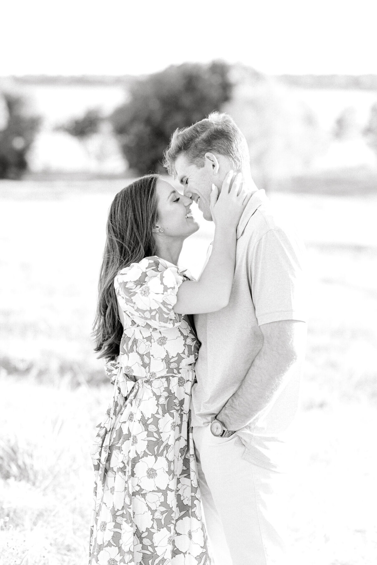 Allie & Nolan's Engagement Session at White Rock Lake | Dallas Wedding Photographer | Sami Kathryn Photography-11