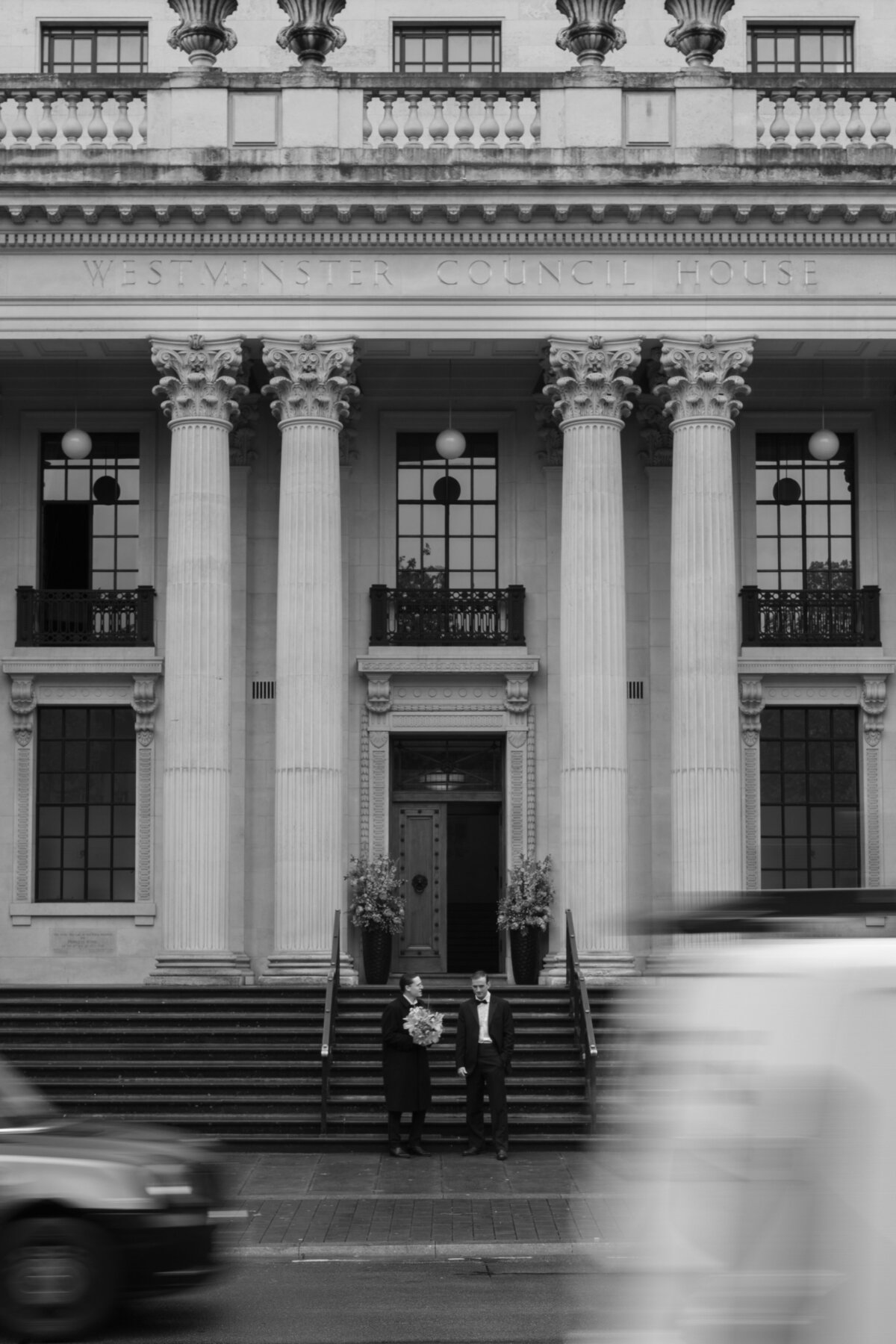 Wedding ceremony at Old Marylebone Town Hall, London