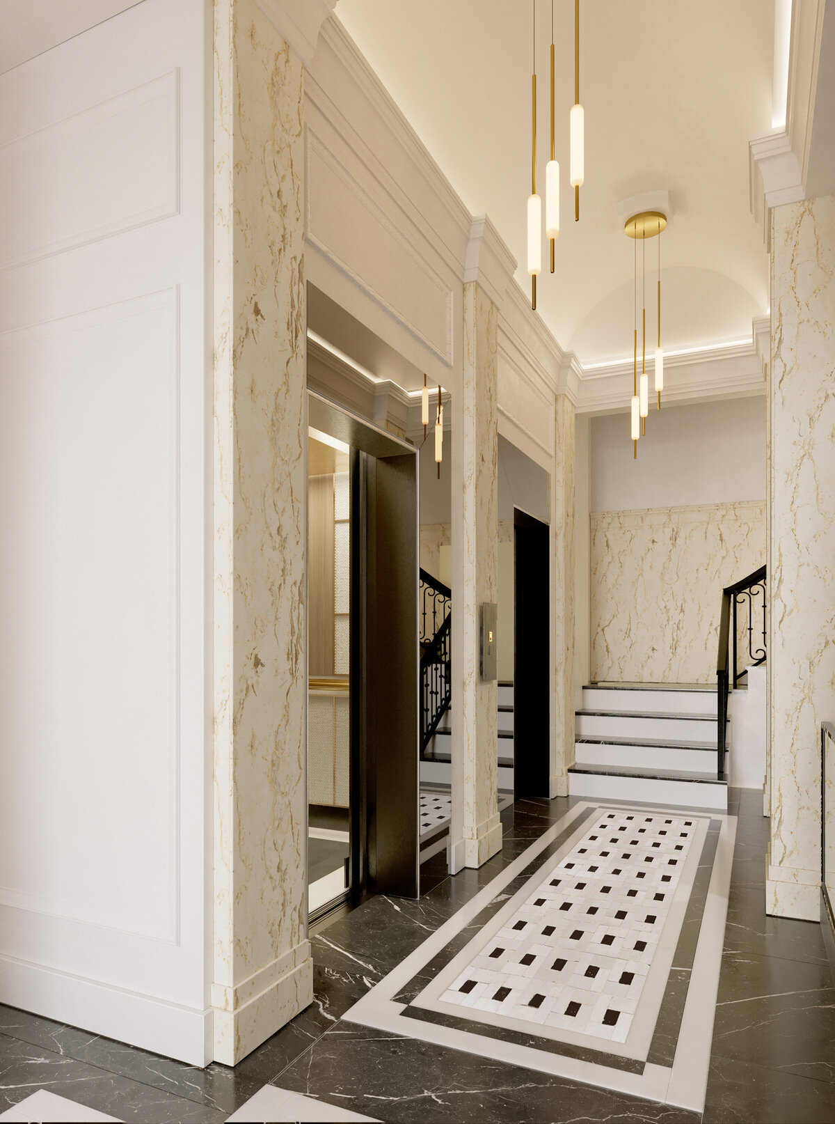 Lobby Elevators - Wesleyan on Copley v3