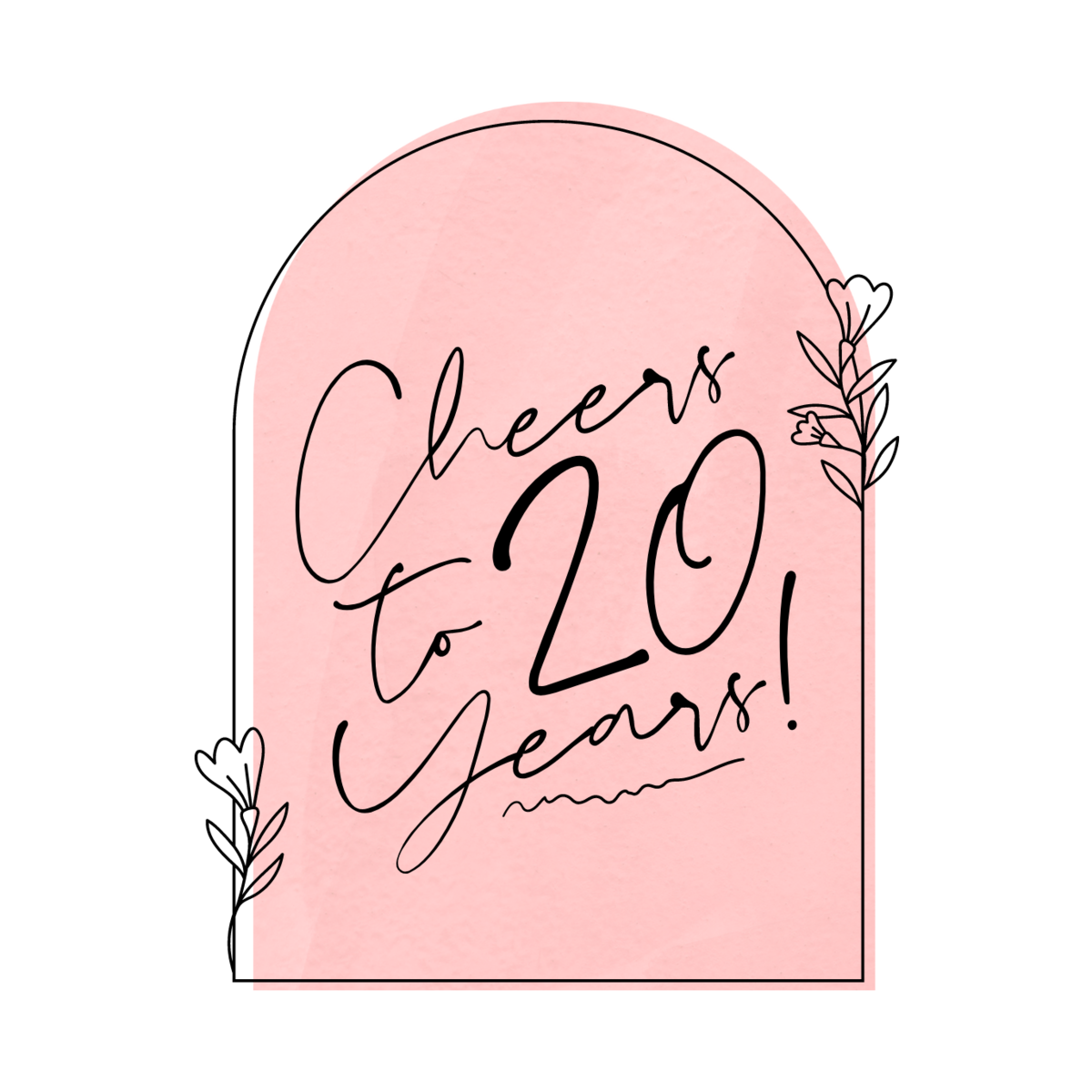 Cookie Designs - Cheers to 20