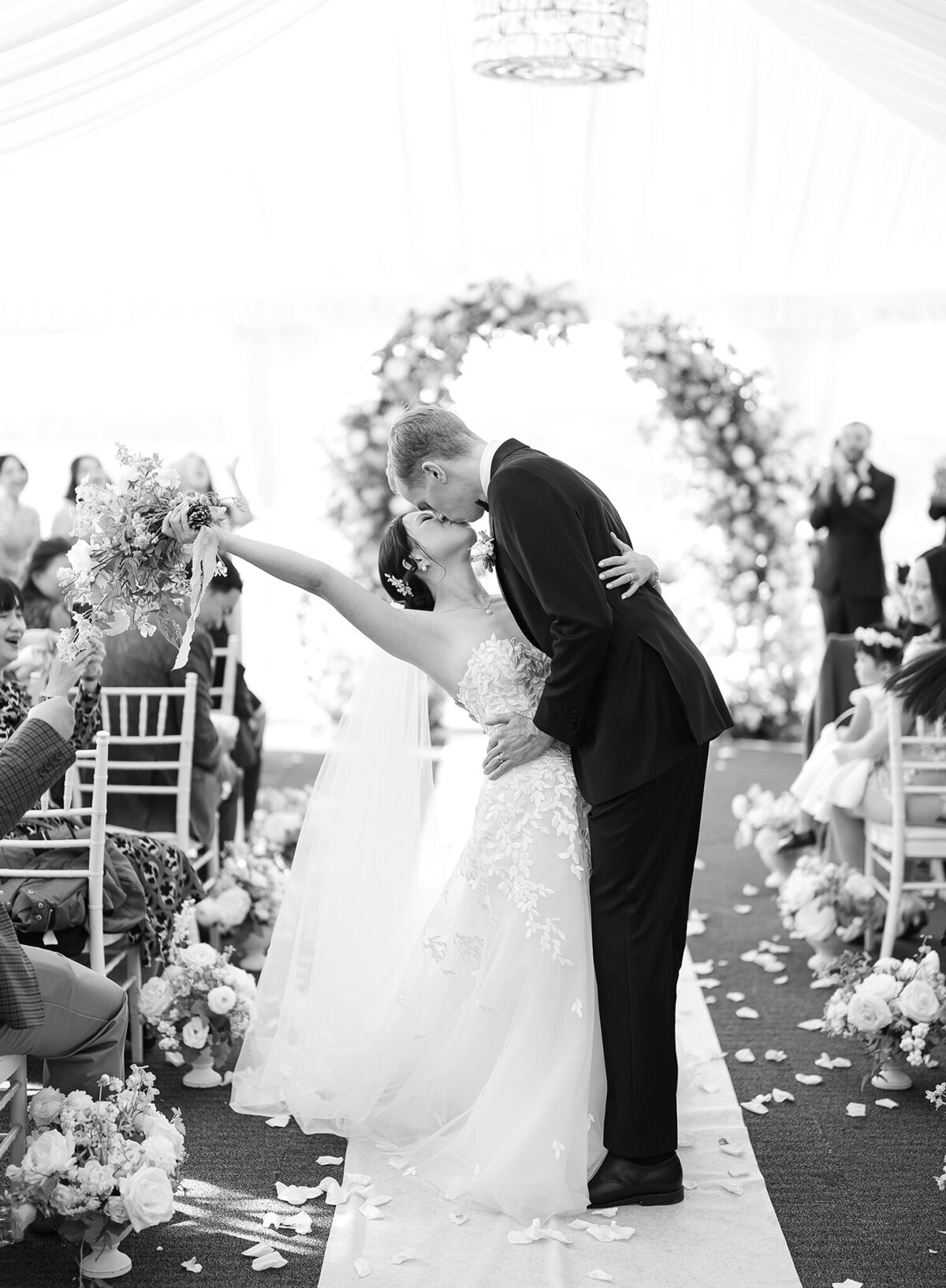 Woodmark Hotel Wedding Photographer, Wirkland - Seattle Waterfront Wedding - Film Photographer - Light and Airy - 31