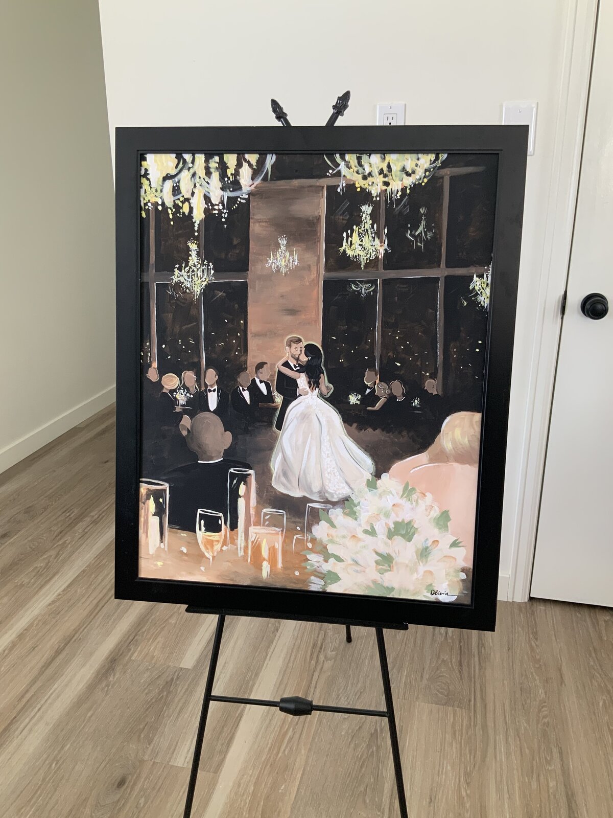 First Dance Live wedding painting luxury diamond package
