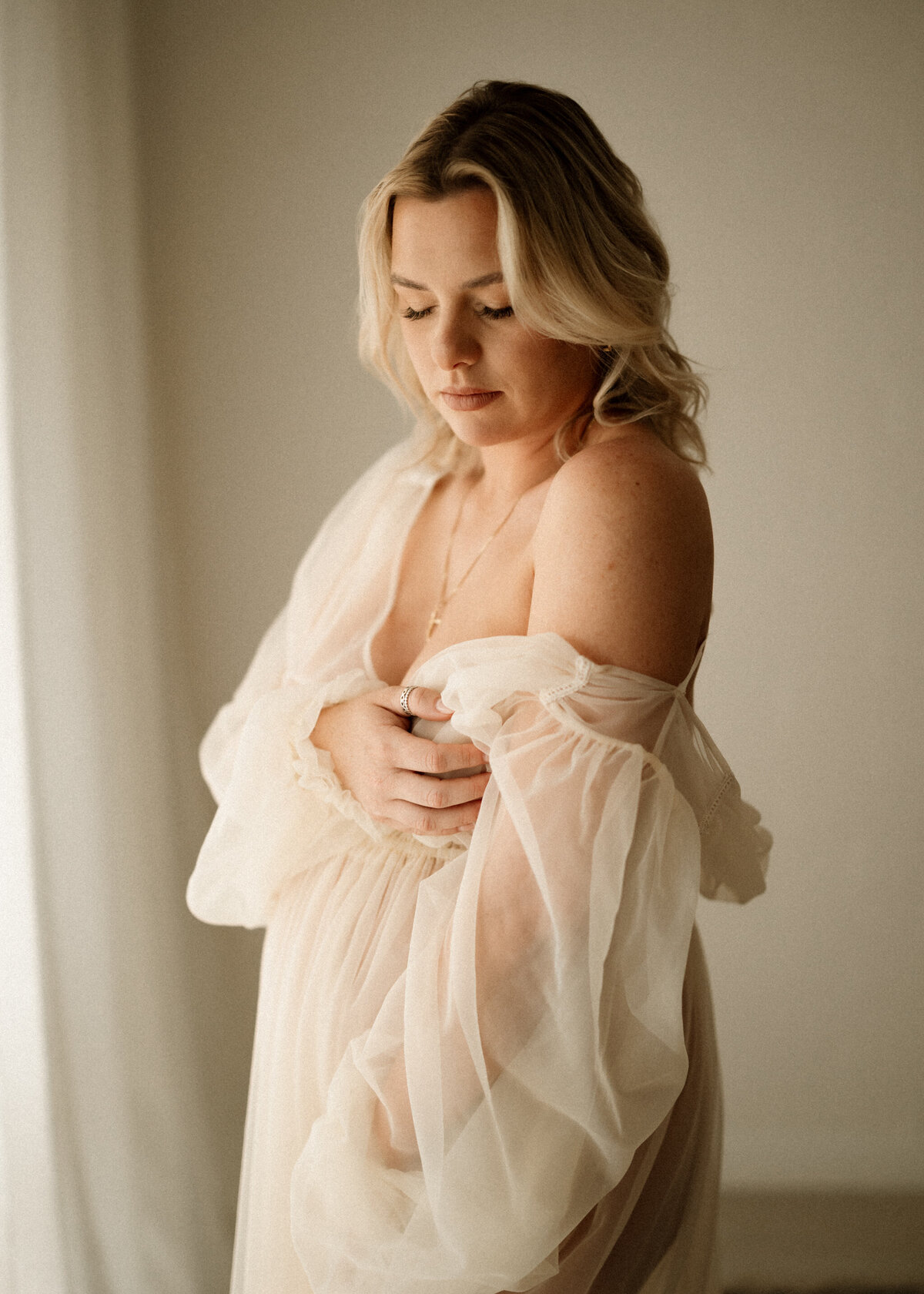 Sheer Ivory Dress - Studio