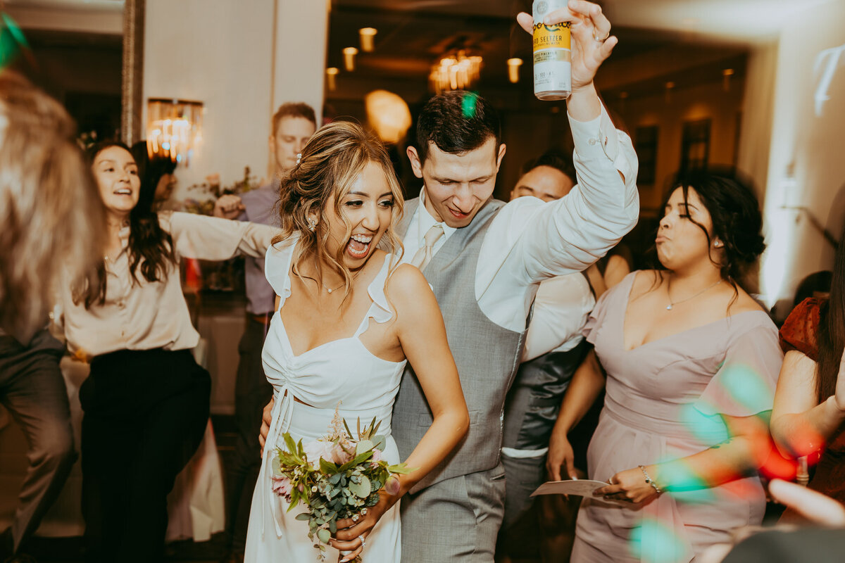 couple dancing at wedding