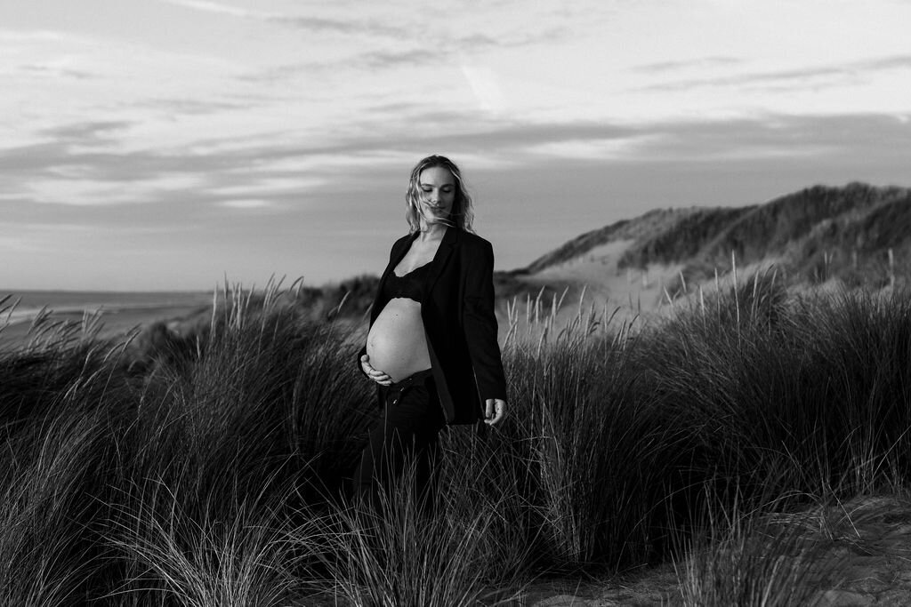 Zwangerschapsshoot in de duinen van Wassenaar