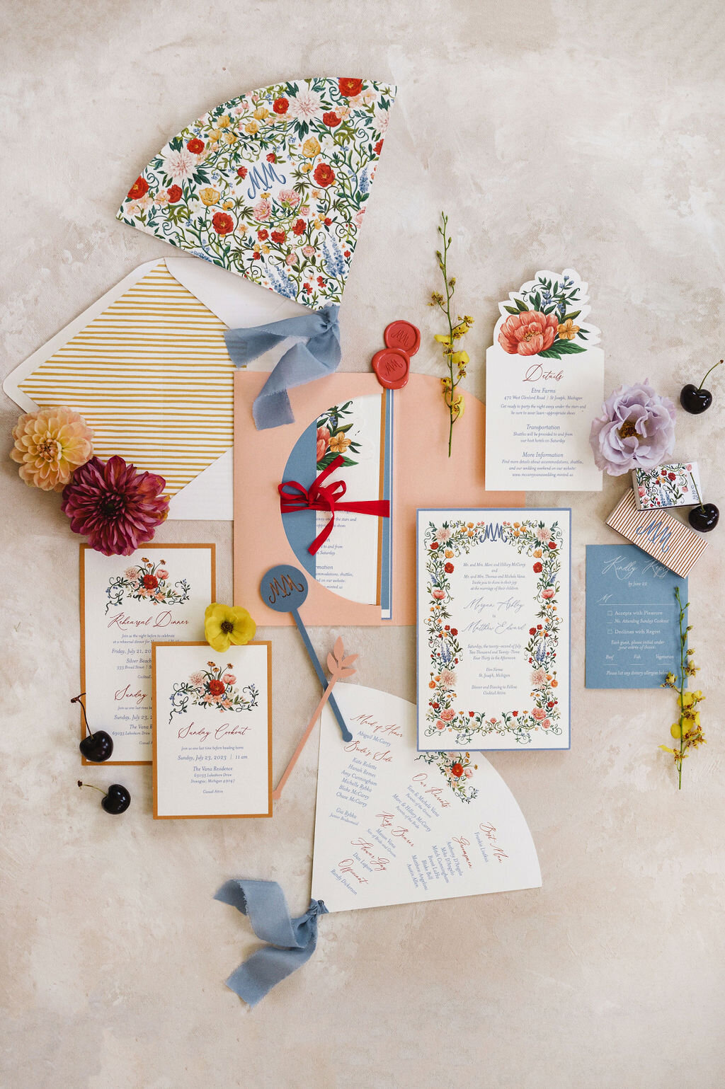 Etre Farms Colorful Summer Wedding in SoutWest Michigan_3