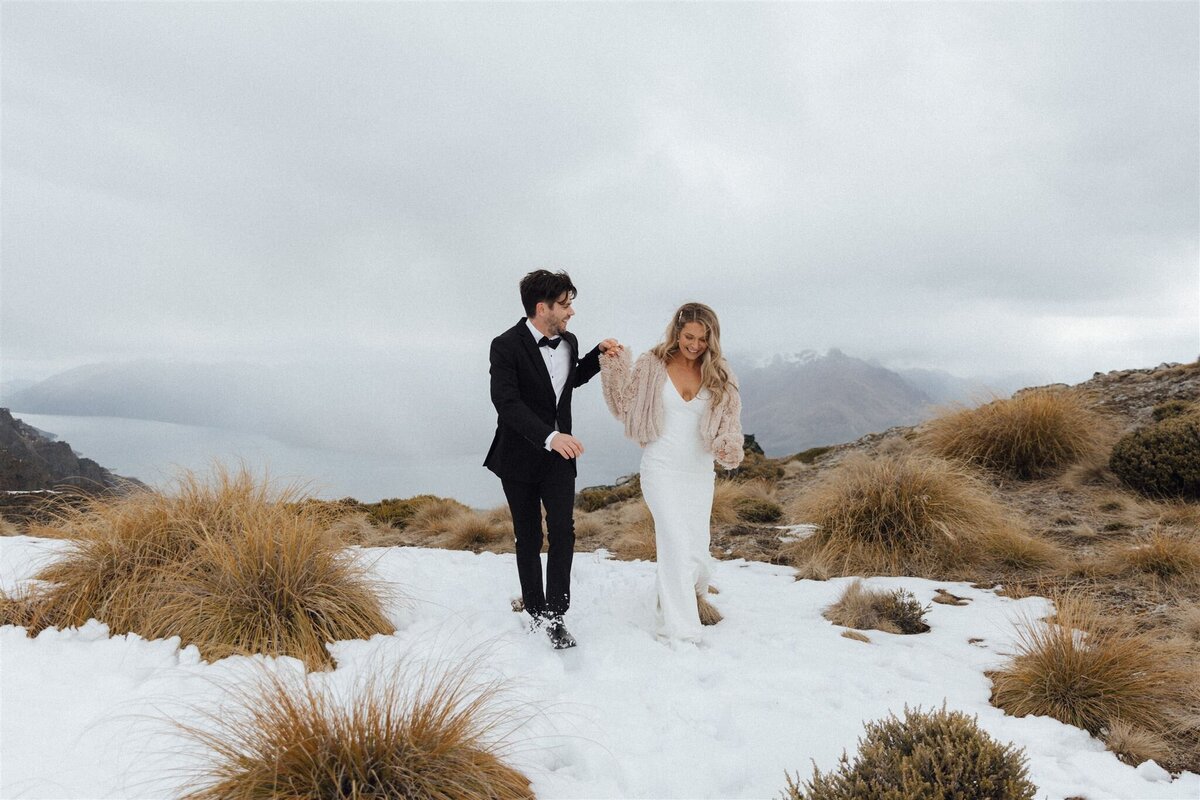 Cecil Peak Heli elopement in queenstown