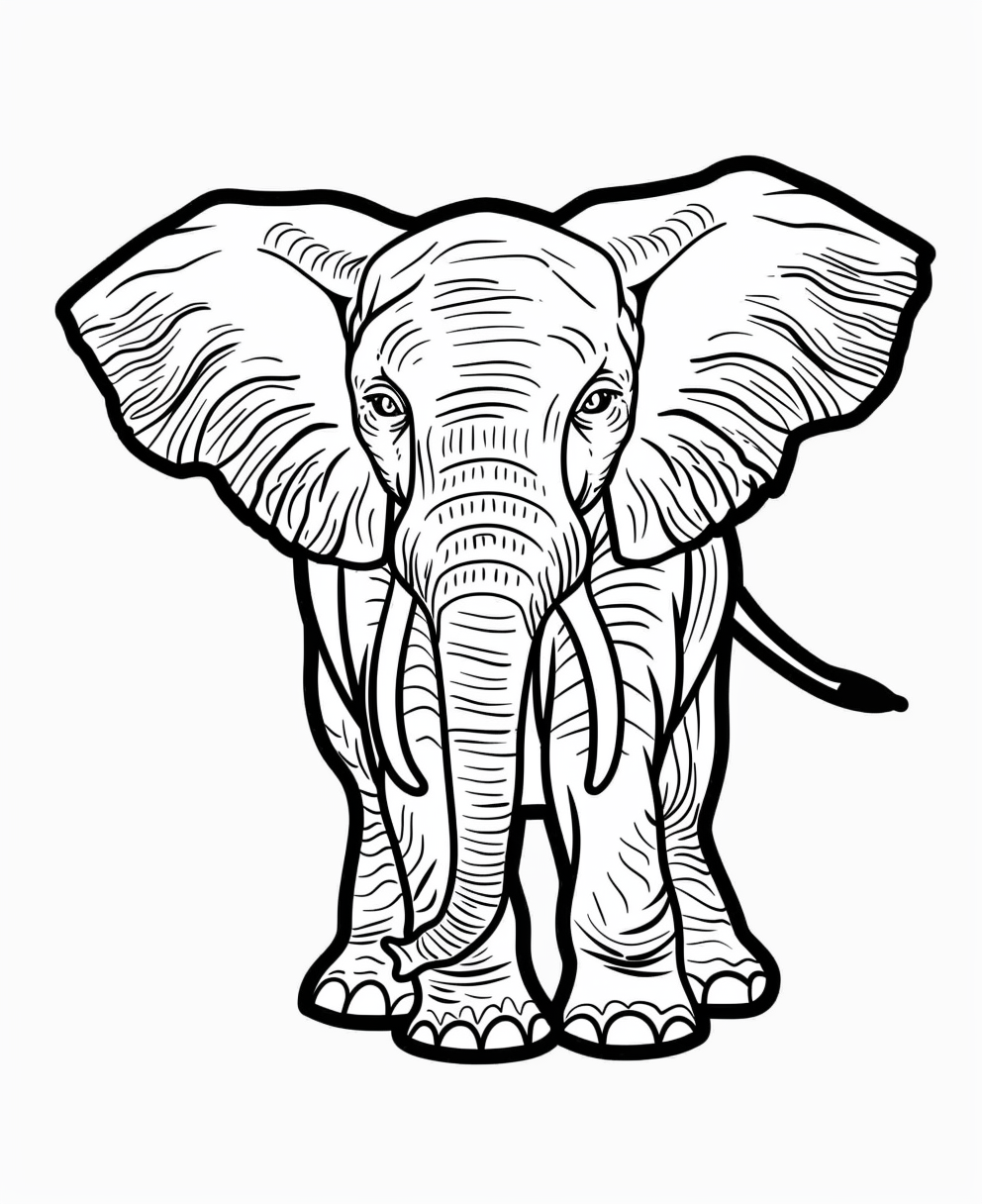 ygioots_A_African_elephant_illustration_in_a_thin_black_outli_b3f347f0-af60-4c5f-9103-4084bdaad766_2