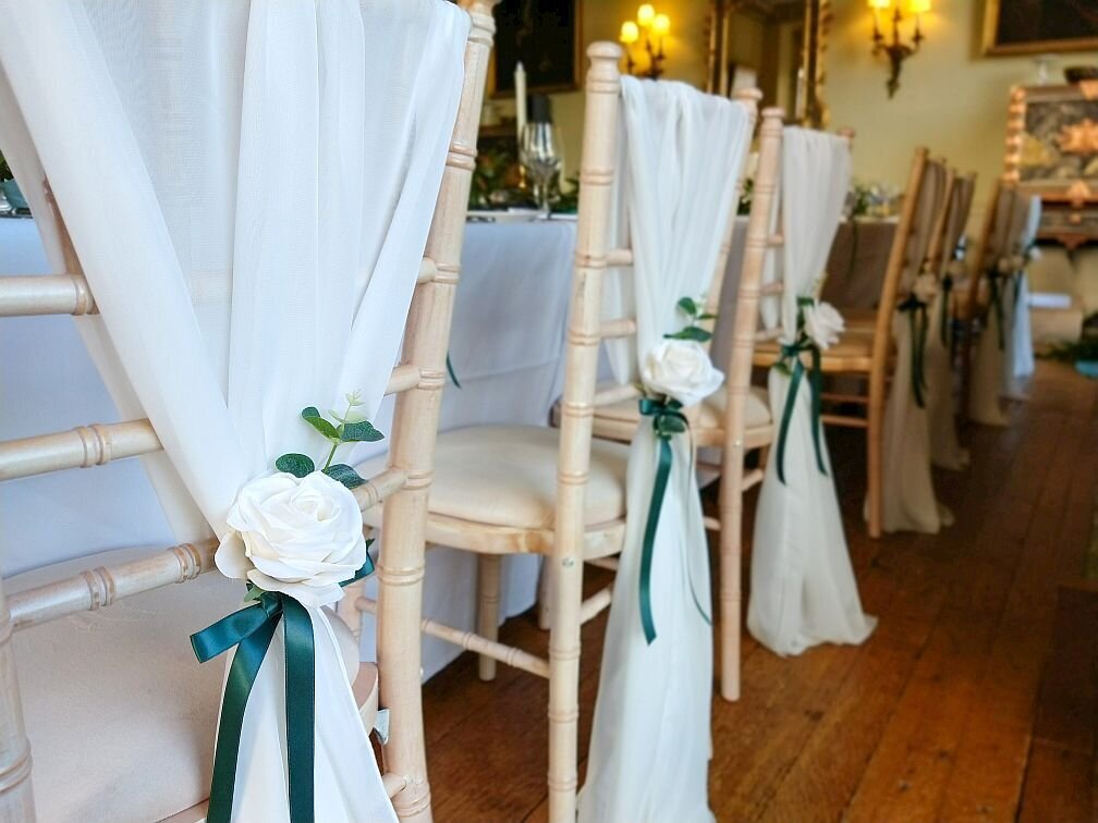 Green and gold foliage wedding 4