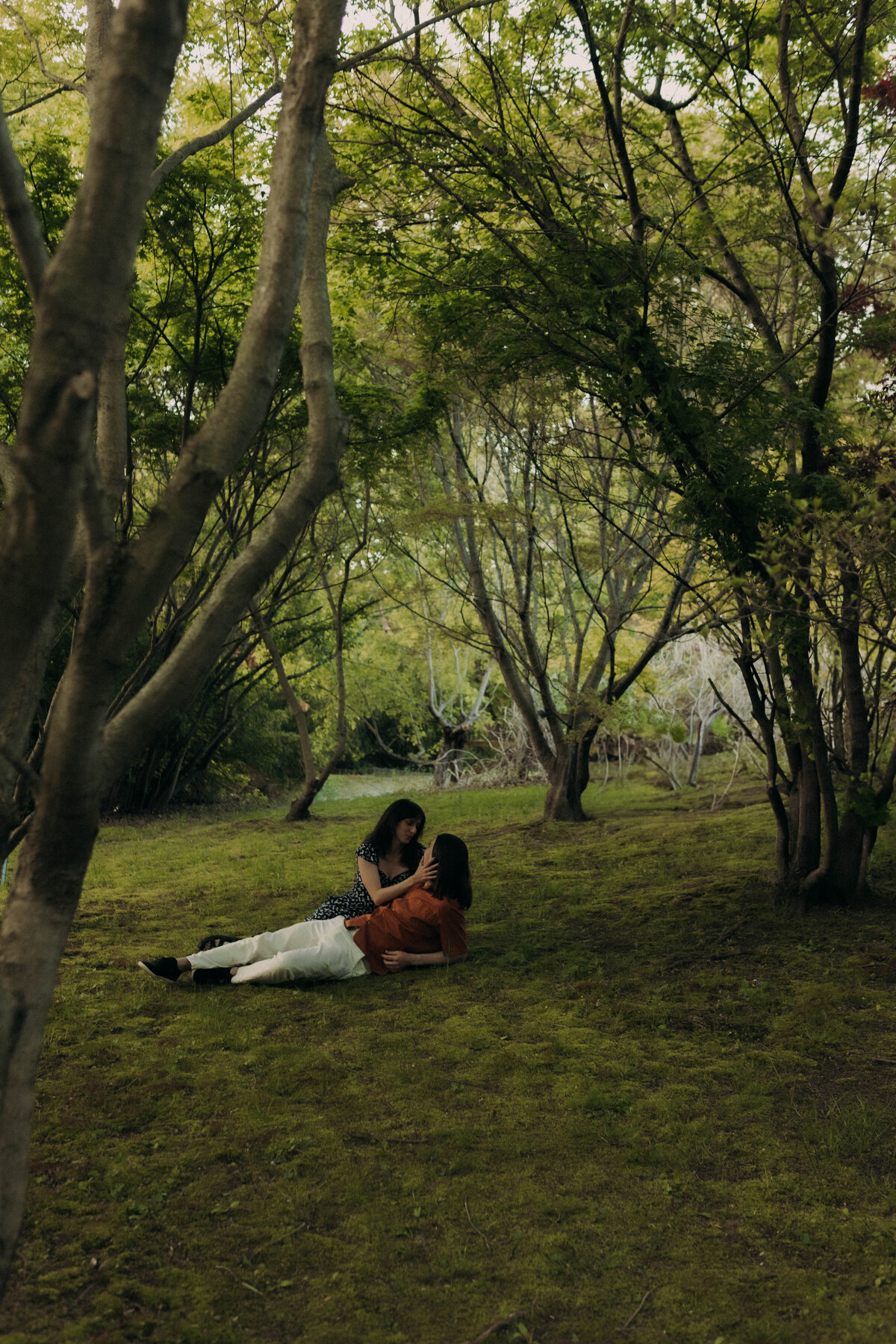 forest engagement session intimate ethereal rochester ny 