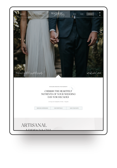 creative web design and branding for entrepreneurs and wedding photographers