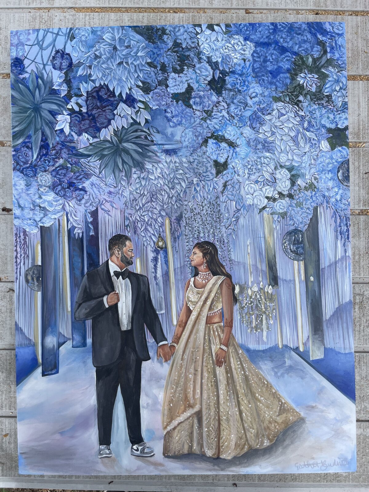 Live Painting- Traditional Indian Wedding 