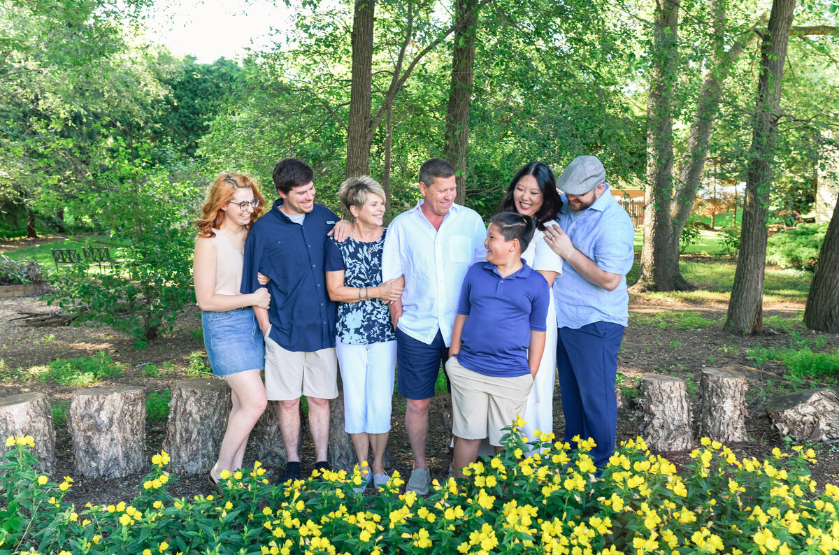 extended family photoshoot