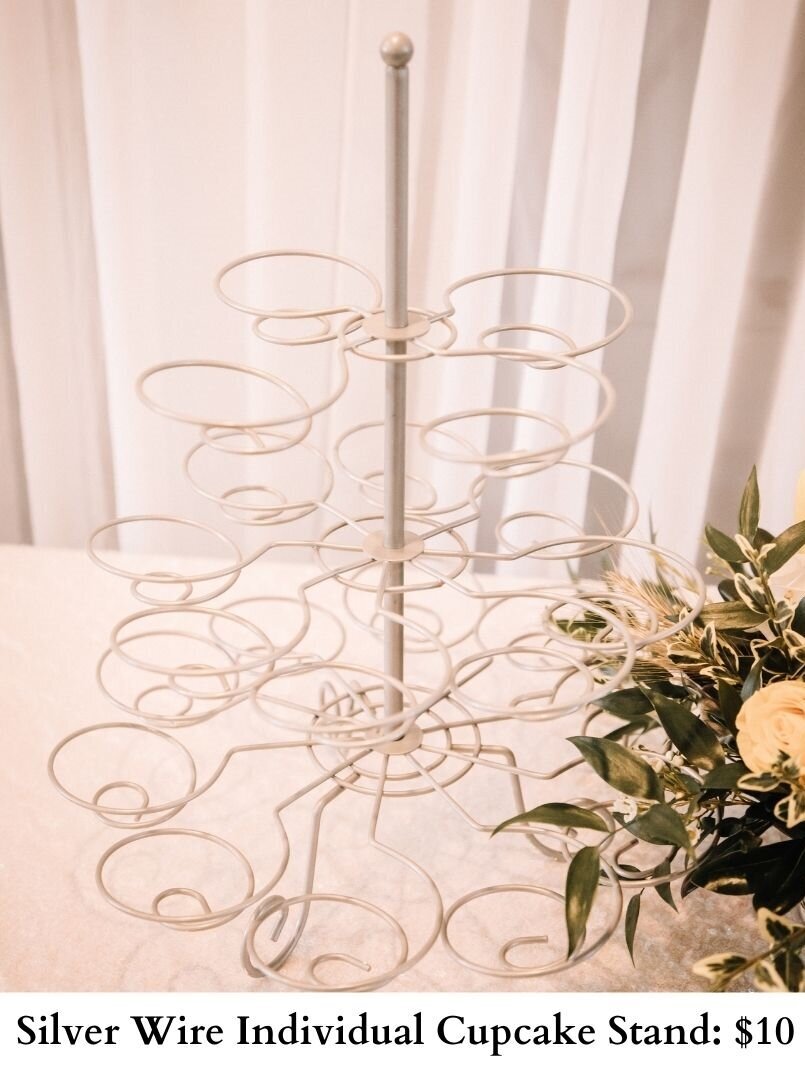 Silver Wire Individual Cupcake Stand-112