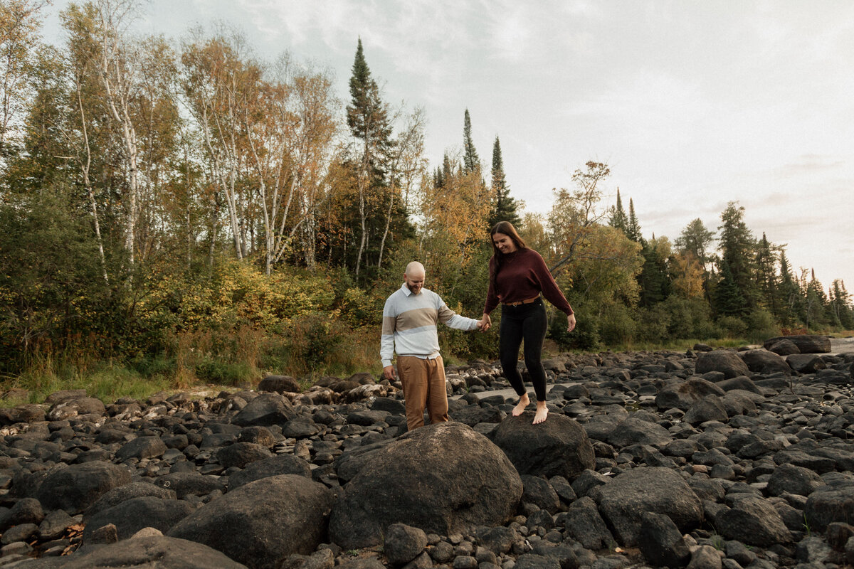 Adventure Engagement Photos Sunset Water 005