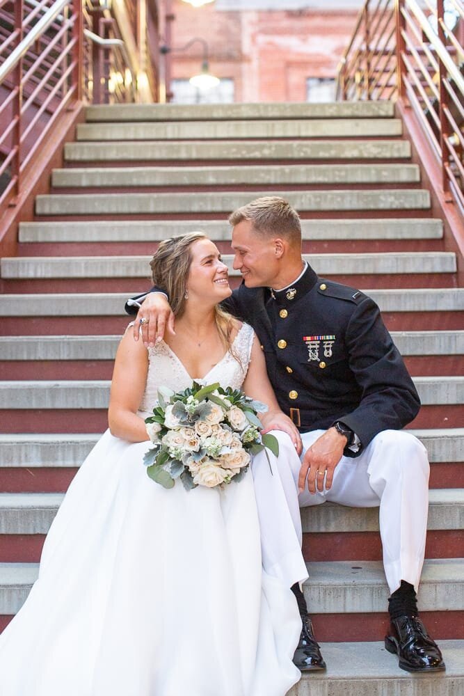 bride-groom-marines