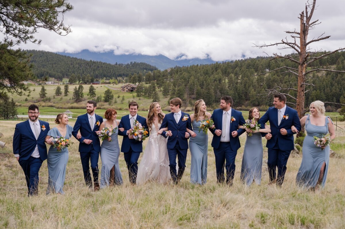 reception Deer Creek Valley Ranch wedding