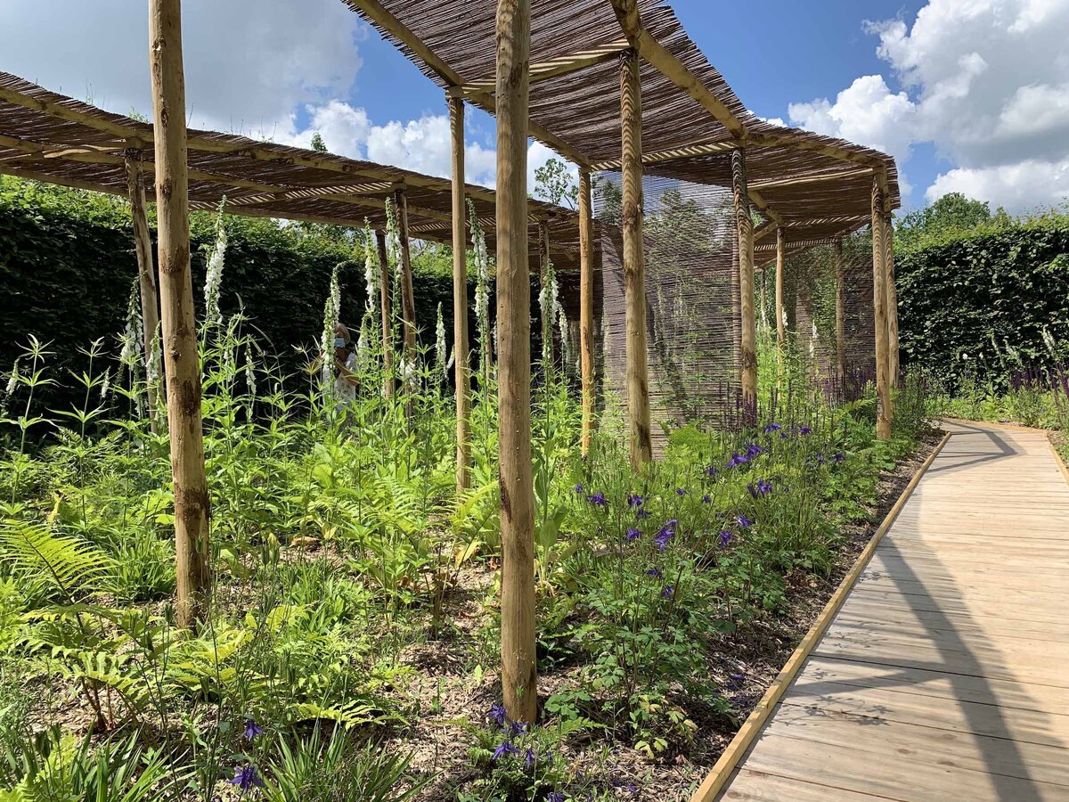 Jardin Zèbre présenté lors du Festival International des Jardins 2021