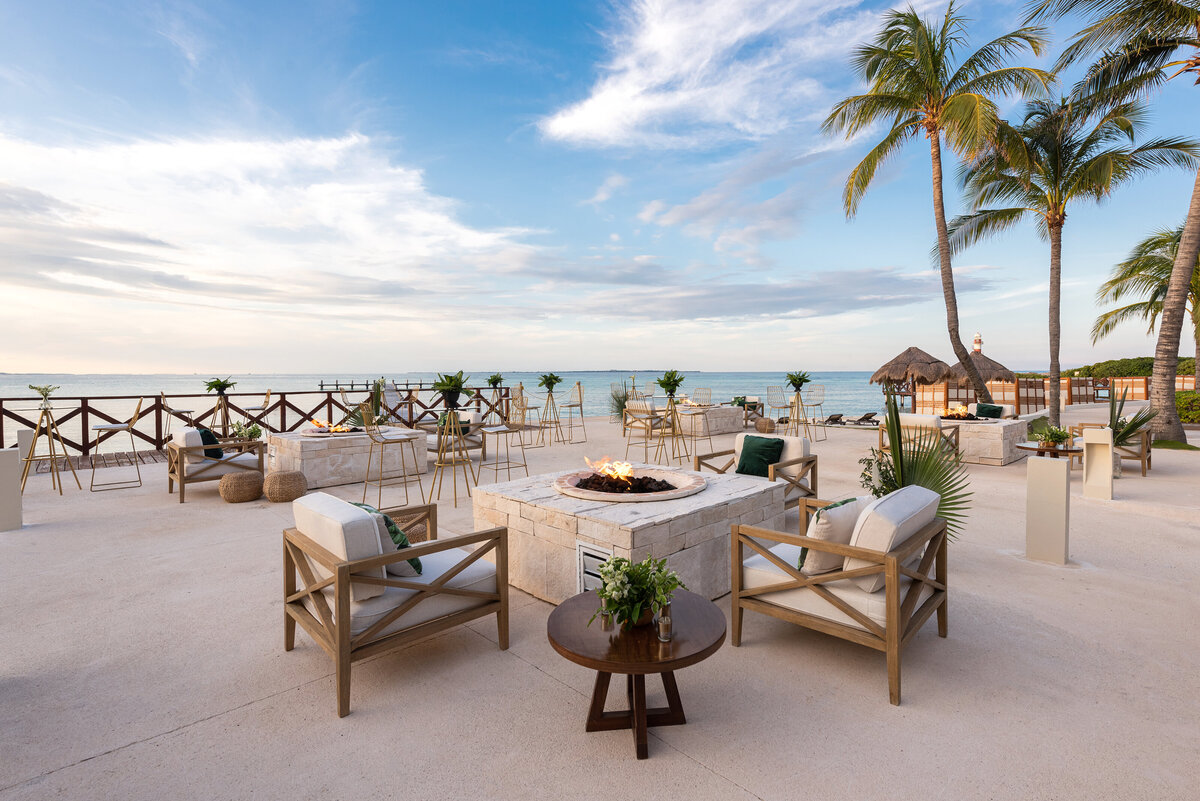 Hyatt-Ziva-Cancun-MICE-Firepits-Covid-Setup-1