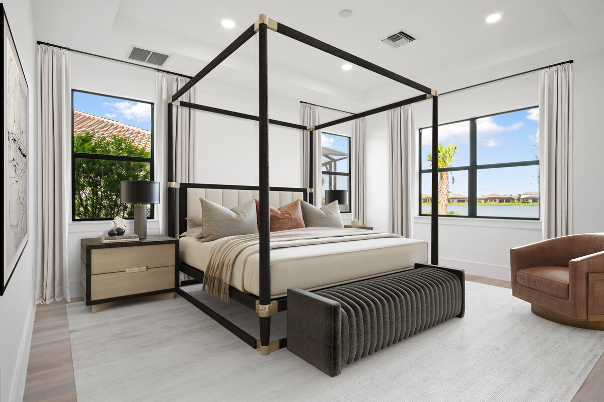 19536 The Place Blvd Primary BR Virtually Staged