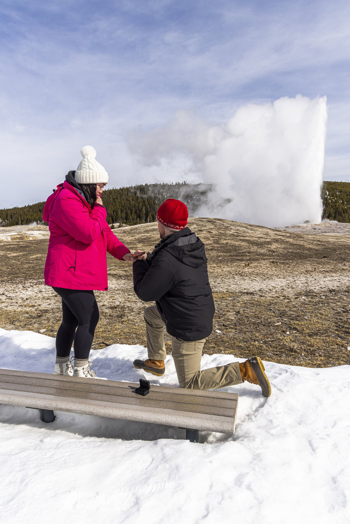 Shanna-Mae-Photography-Montana-Photographer-Surprise-Proposal-Yellowstone-Old-Faithful-006