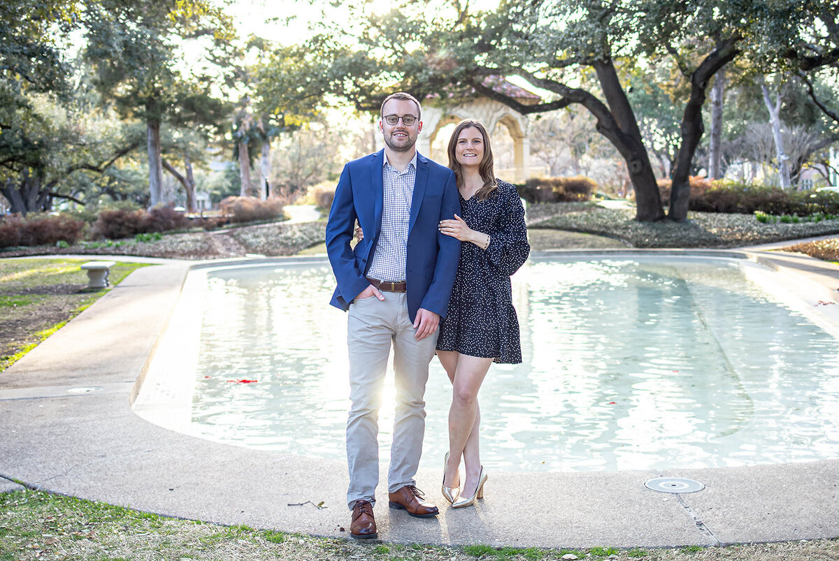 flippen park - dallas , texas engagement photographer