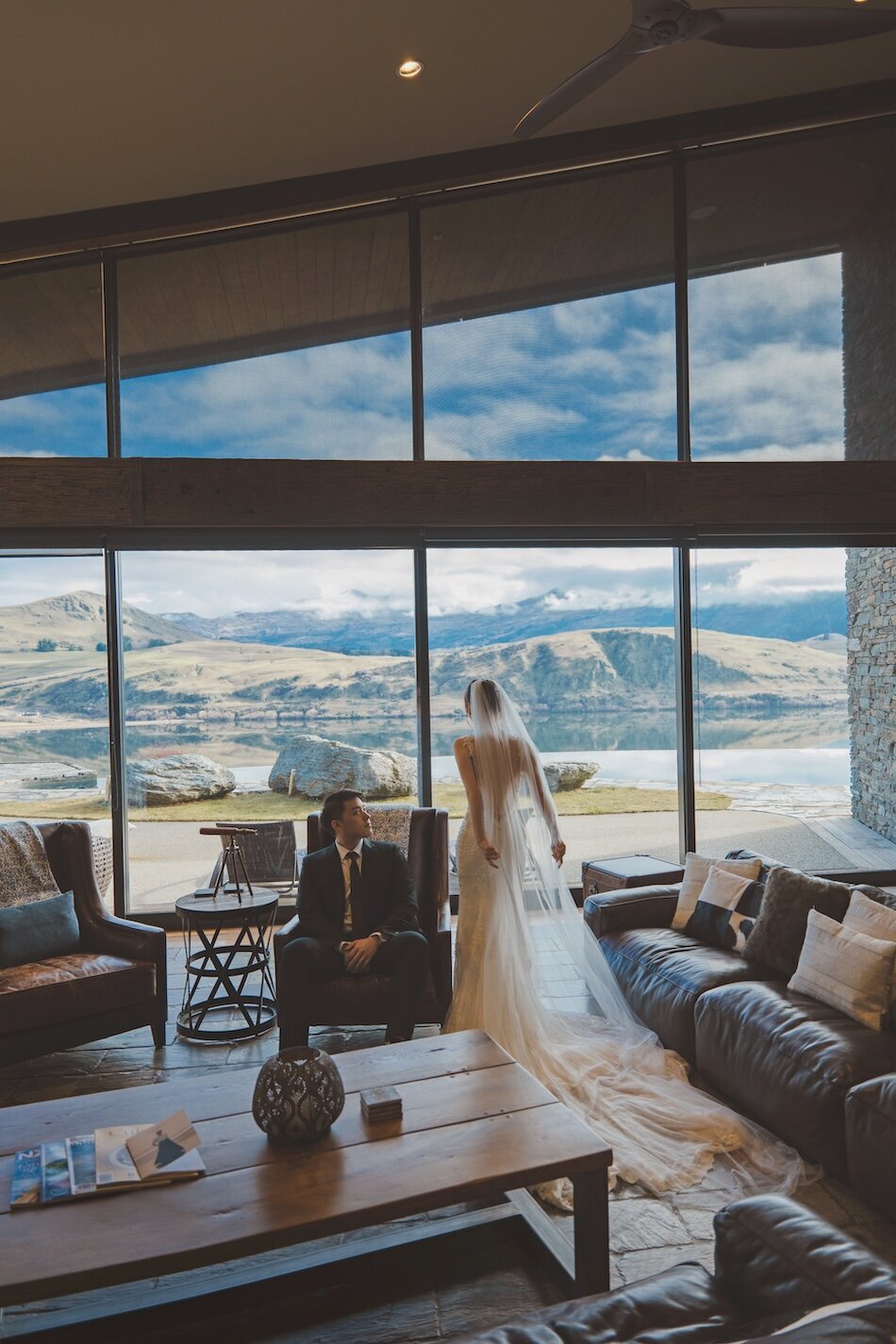 Elopement photoshoot, Stoneridge Estate, Queenstown.