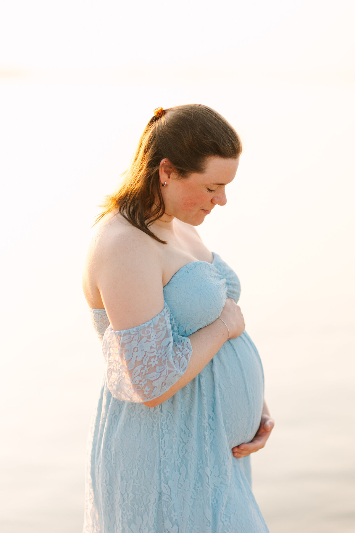 Yorktown beach maternity photographer