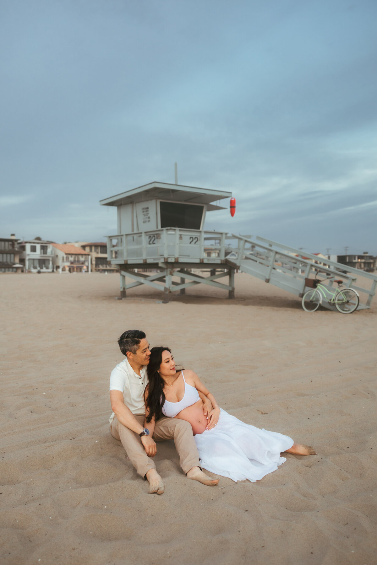 LA Beach Maternity Photography 126