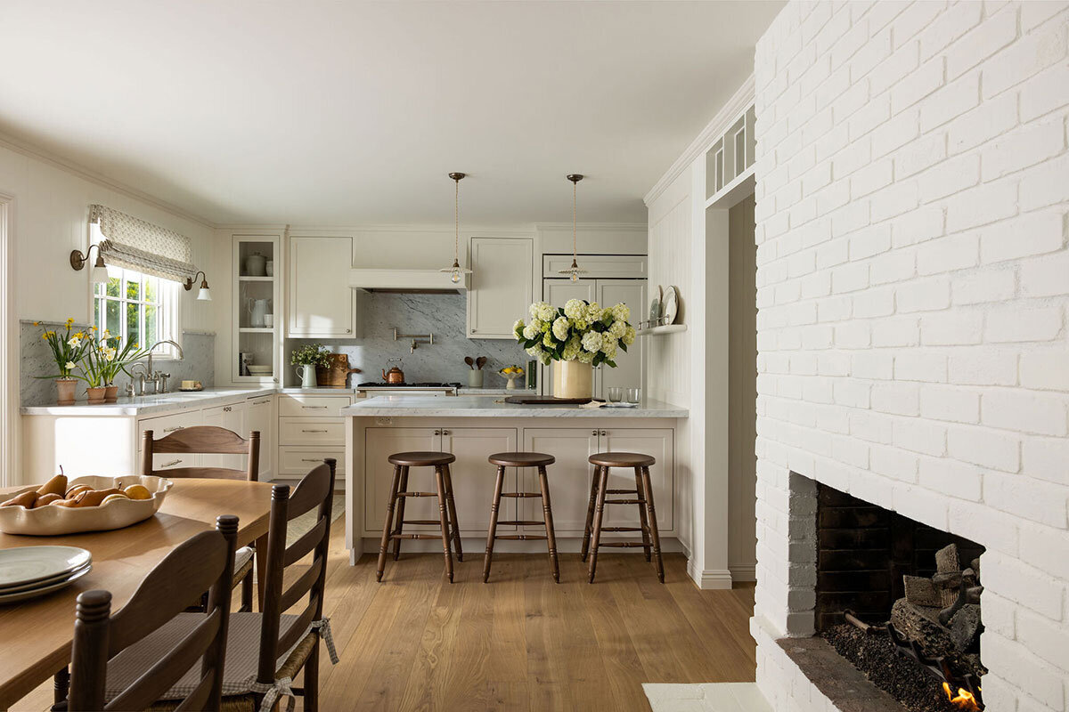 Character-filled kitchen with reclaimed wood accents and natural stone finishes
