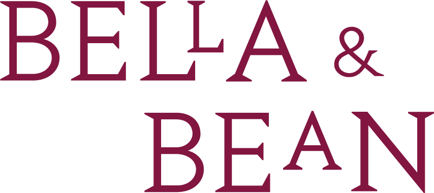 Bella & Bean Cake Design Logo  - wedding & celebration cake business in London Surrey & the South East