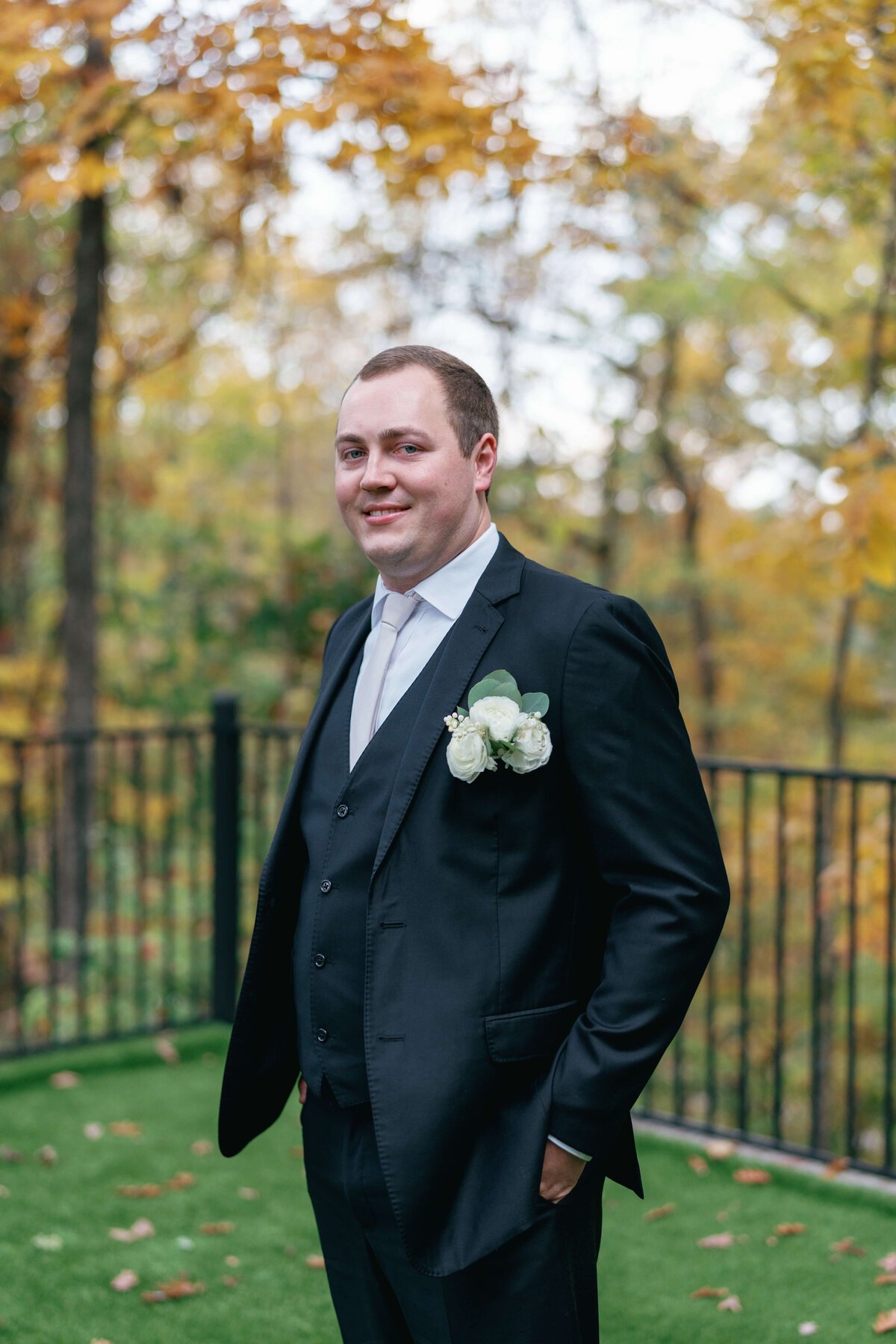 Groom pictures at Nichols Heir
