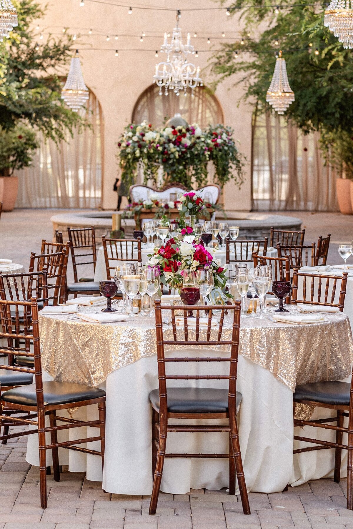 Wedding reception at Serra Plaza