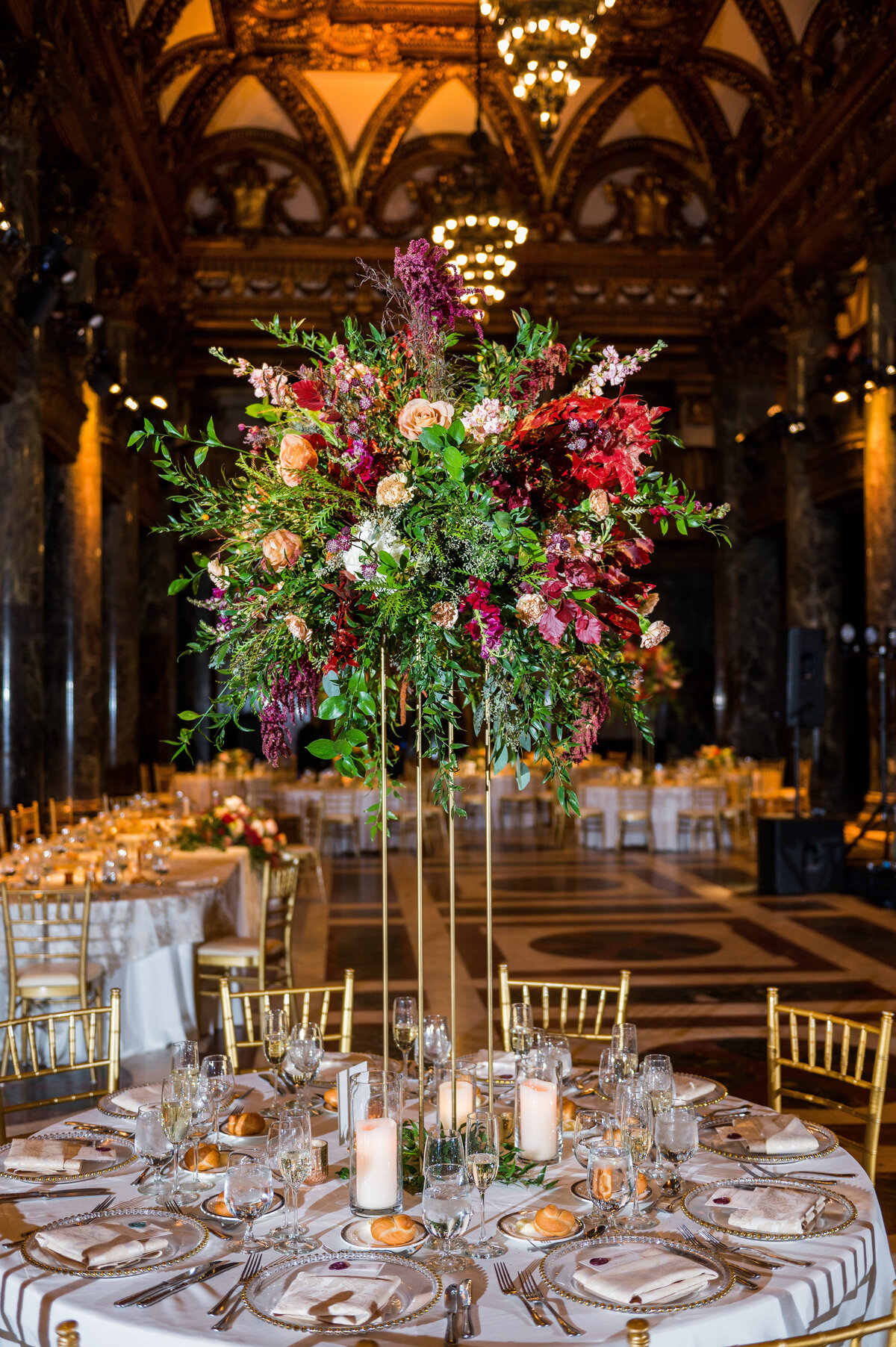 wedding flowers red