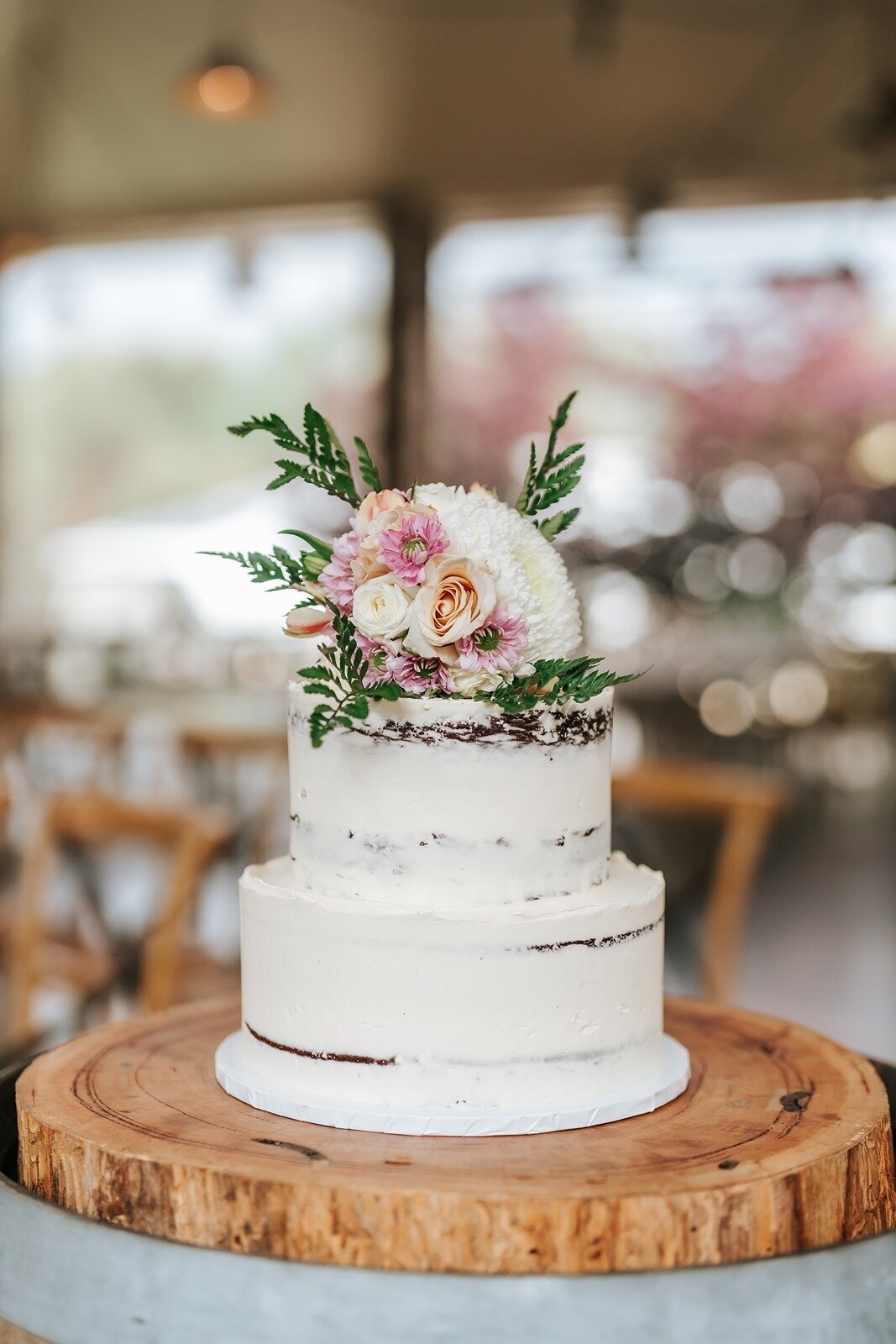 Cake for a microwedding at Flowerdale Estate in Victoria
