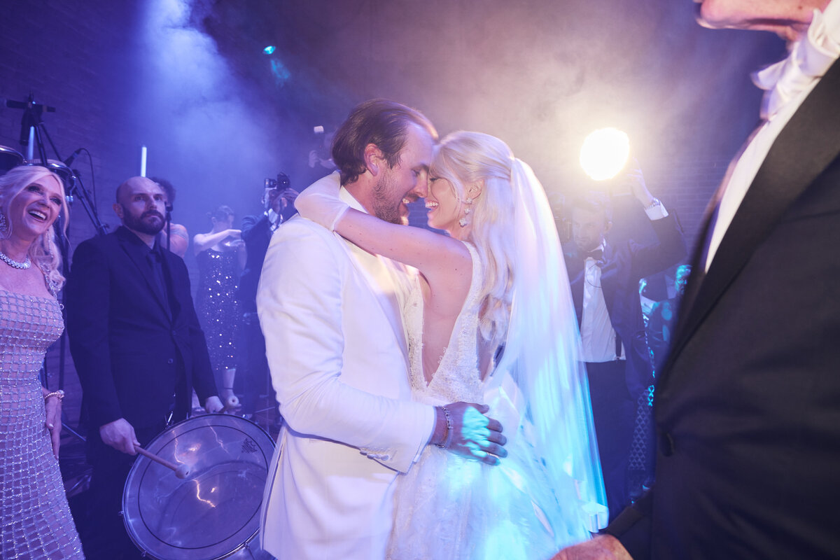 Ryan Pulock and wife Danielle at cocktail hour