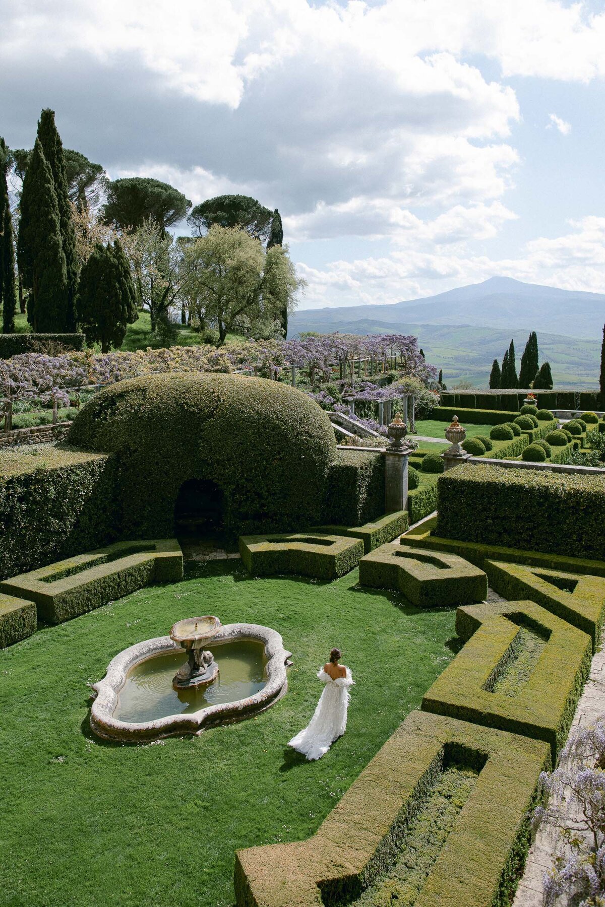 wedding  photoshoot La Foce Villa Tuscany 22