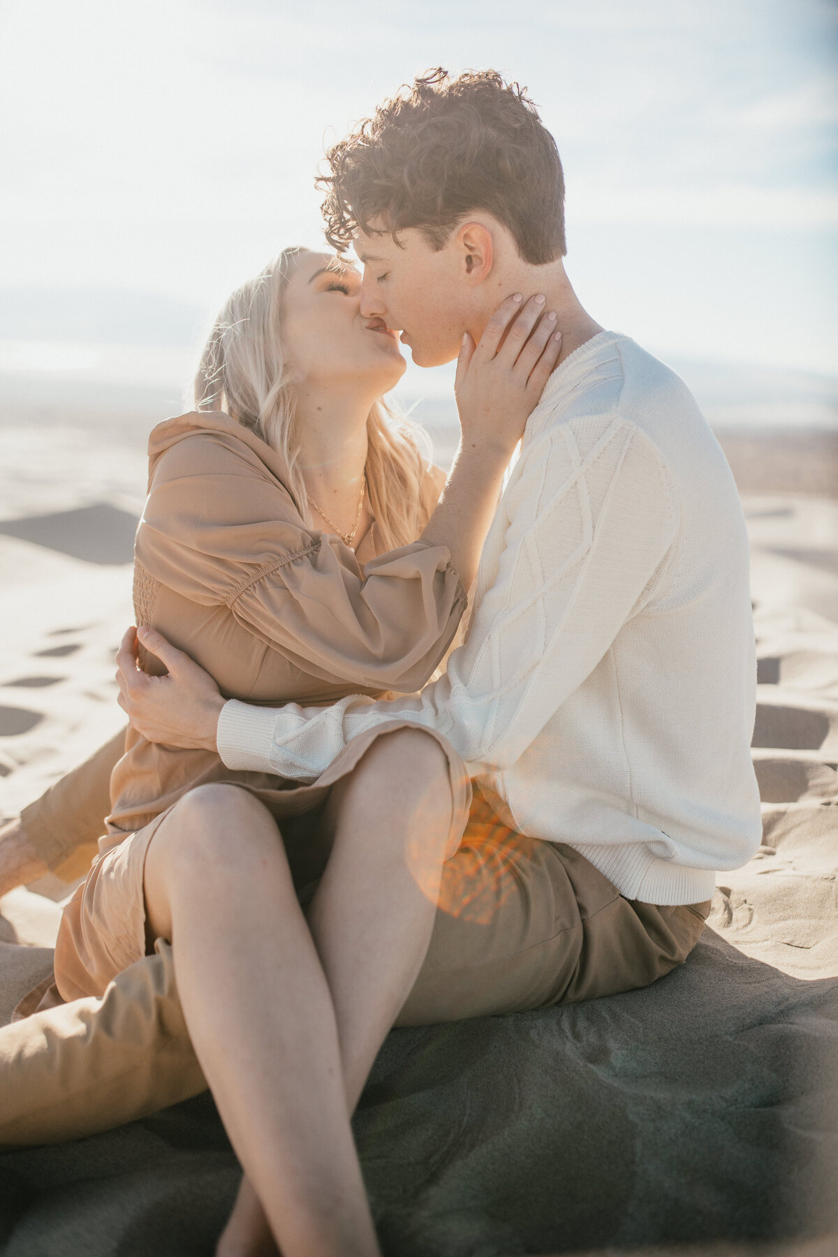 A Sand Dunes Engagement Photography Session - 26