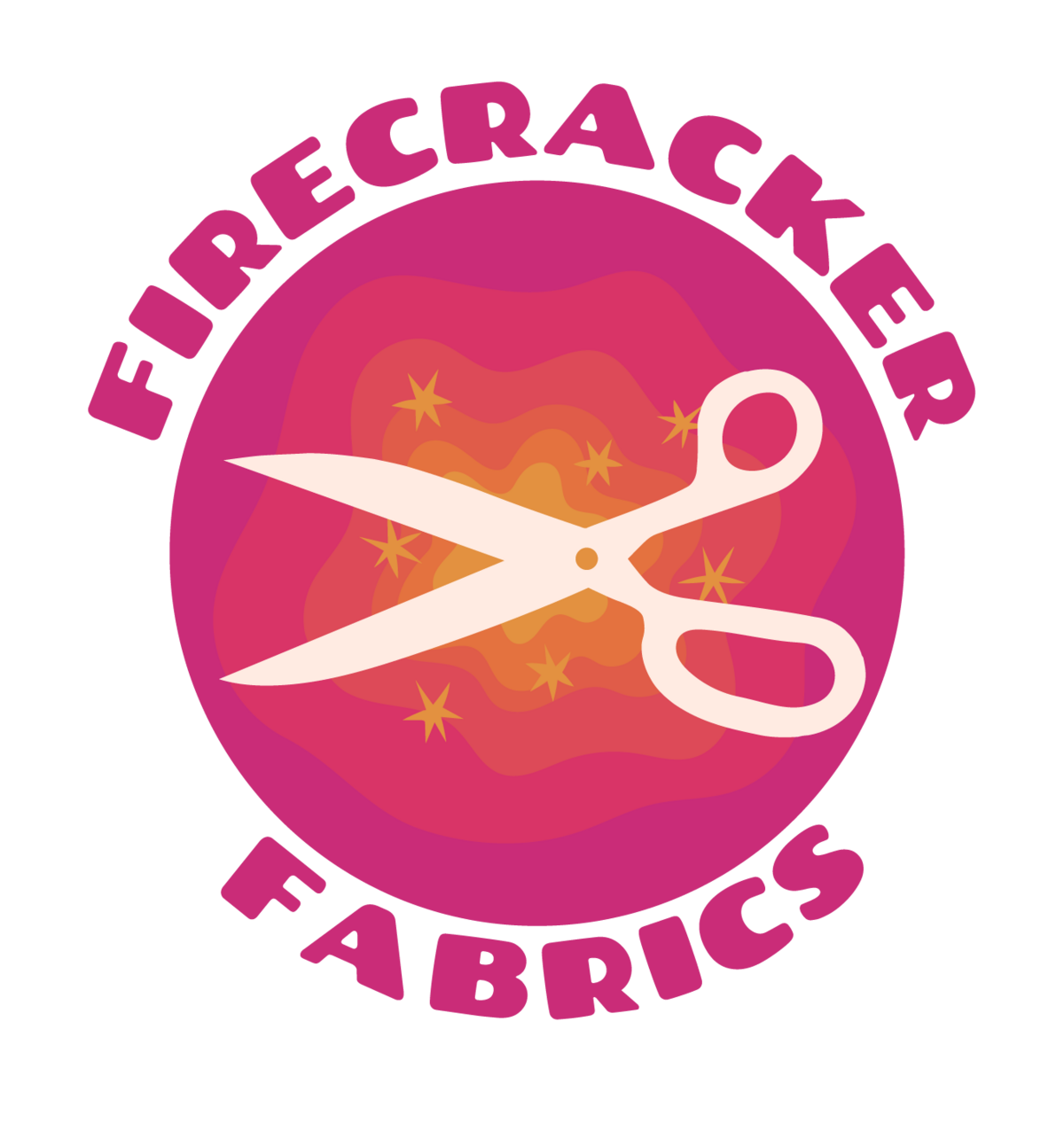 Firecracker pink and peach