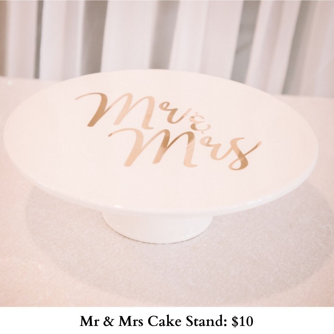 Mr _ Mrs Cake Stand-308
