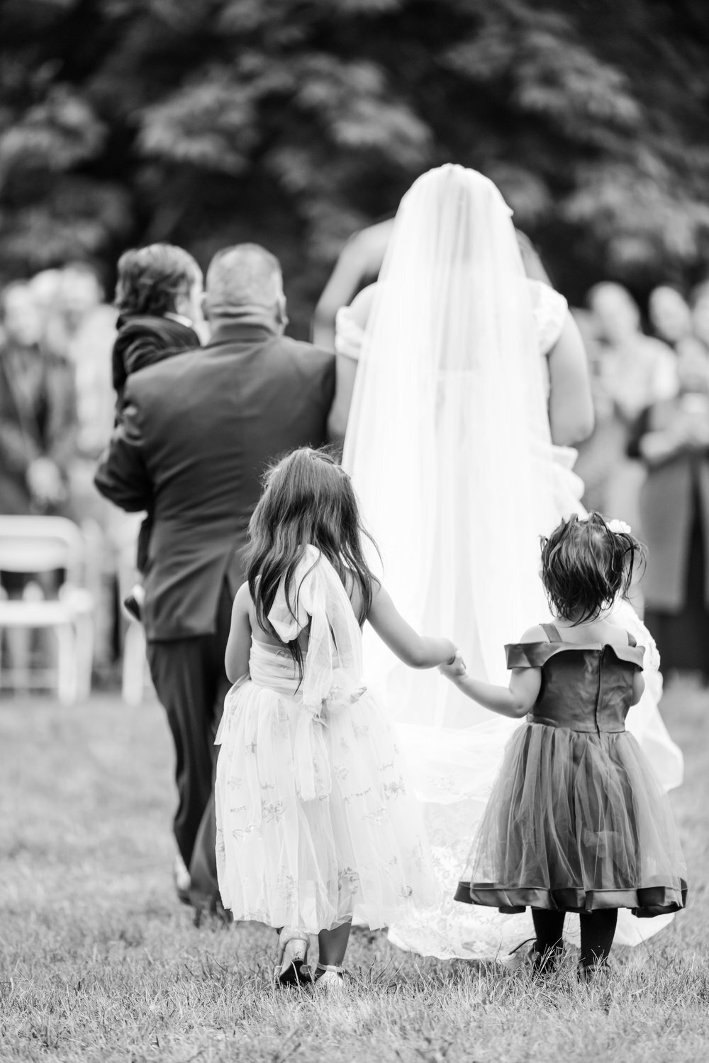 bride and father processional
