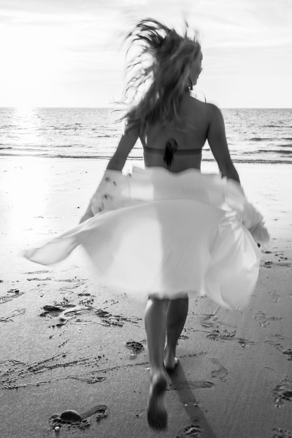 Empowerment photography highlighting soft textures and elegant movement