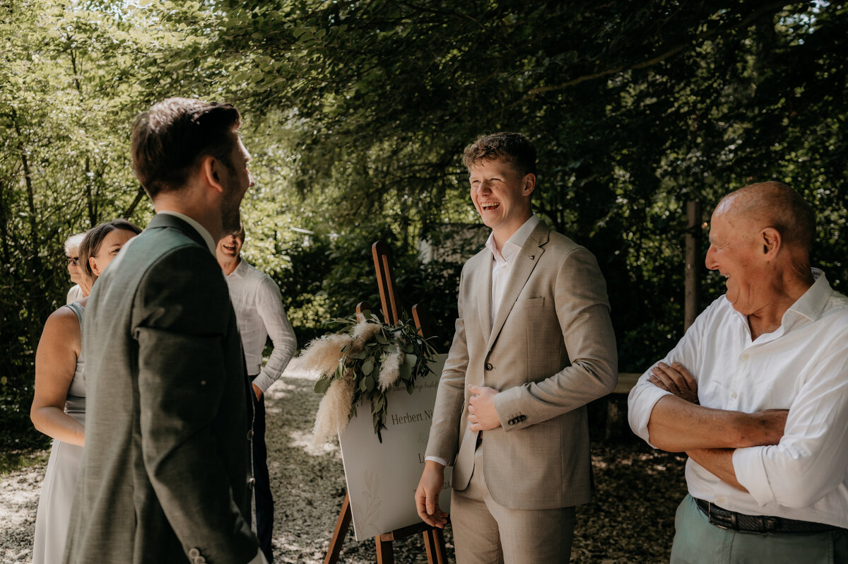 Pure Liefde Fotografie - Herbert-Niels & LoÏs - Aankomst + taart-55