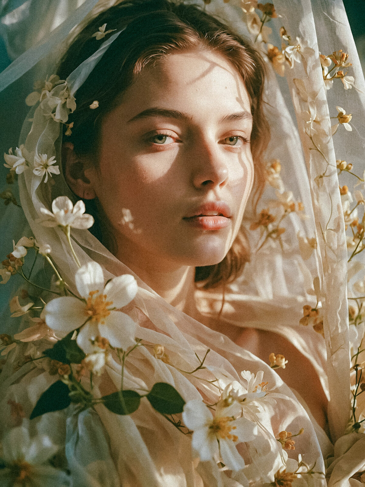 Ethereal Woman with Flowers copy