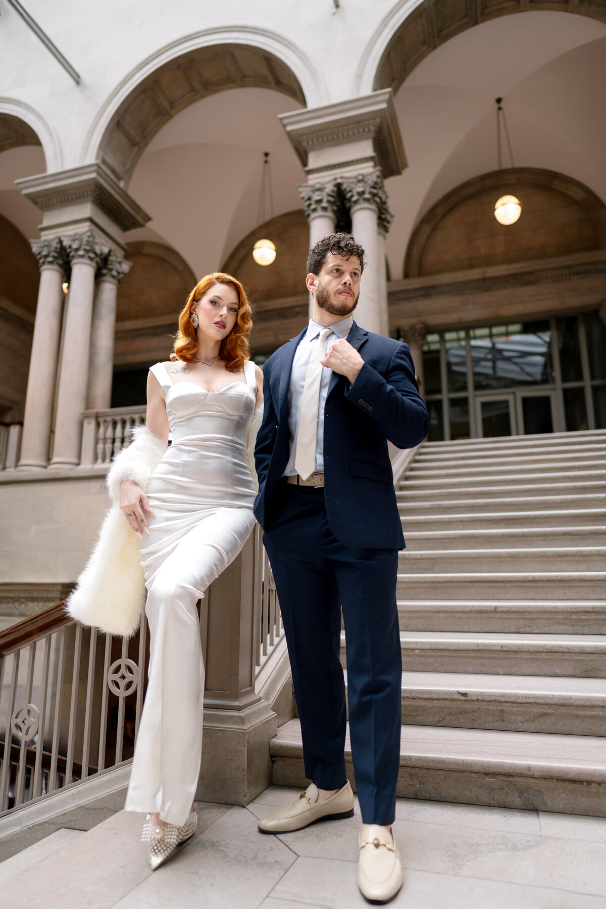 Berlez-Aspen-Avenue-Chicago-Wedding-Photographer-Glam-Atelier-Clair-De-Lune-Vintage-Bob-Mackie-Sheer-Beaded-Gown-Luxury-Engagement-Art-Institute-of-Chicago-South-Garden-69