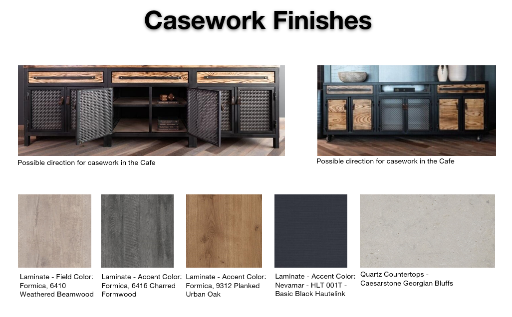 NEW - Casework Finishes