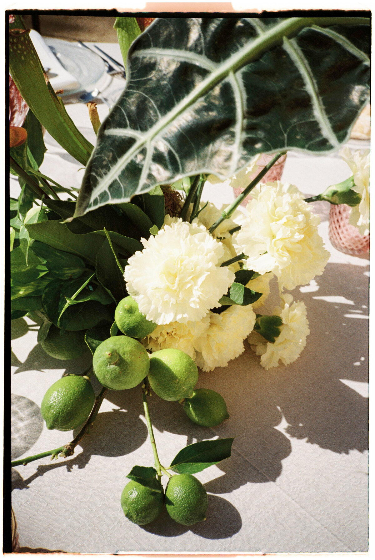 reception flower installation ideas