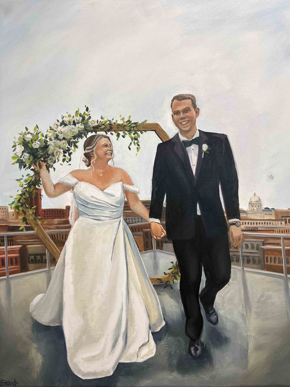Abulae St Paul Minnesota Live Wedding Painting